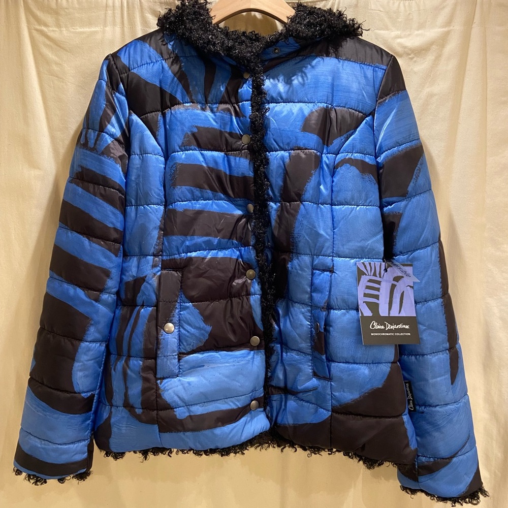 Reversible Puffy/Curly Jacket by C. Desjardins